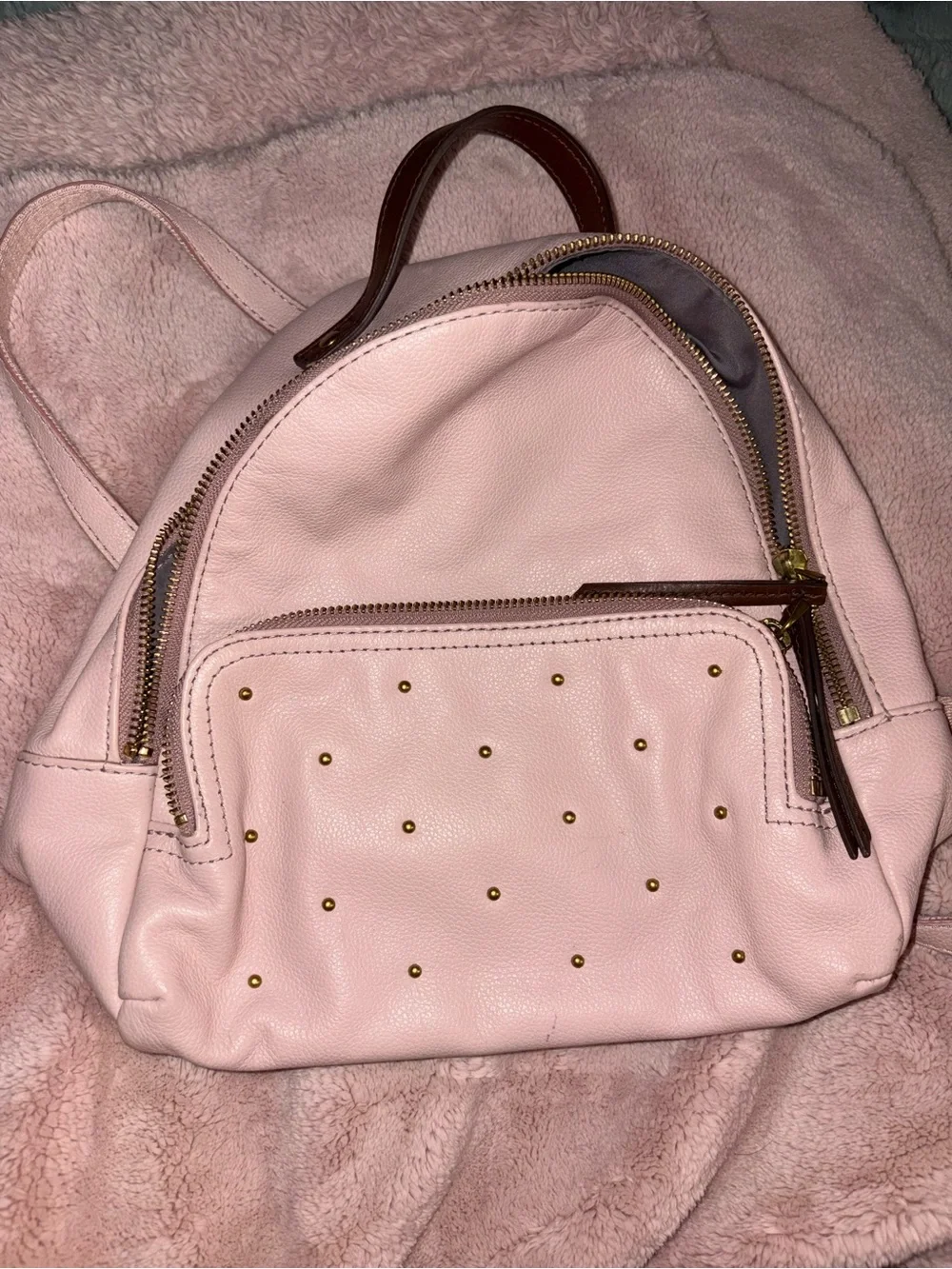 Fossil compact leather